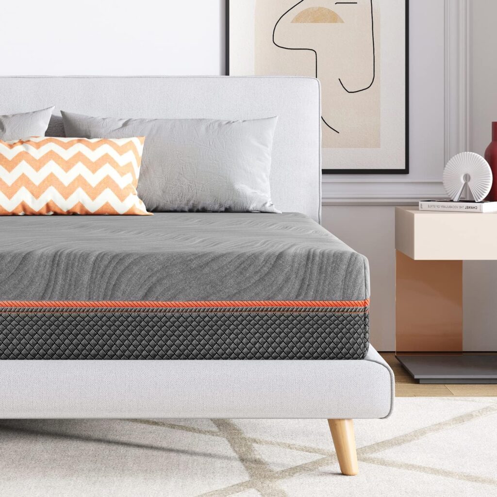 Sweetnight Queen Mattress in a Box, 10 Gel Infused Queen Memory Foam Mattress, Flippable Mattress with Three Firmnesses Levels, Queen Size Bed Mattress for Cool Sleep and Balance Support