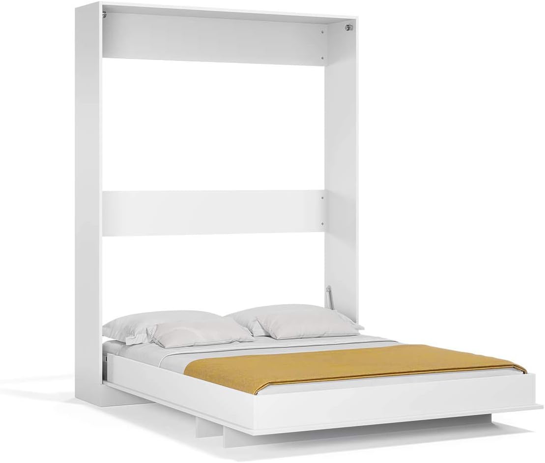 Eco Platform Queen Murphy Bed (Light Wood)