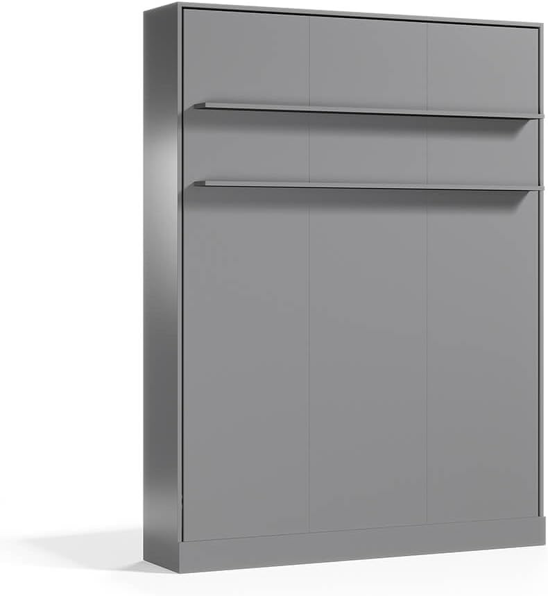 Eco Platform Queen Murphy Bed (Light Wood)