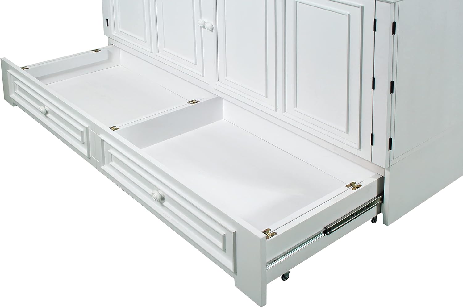 Emurphybed Paradiseo Murphy Cabinet Chest Bed with Charging Station 8 Inch, Queen (Cherry) Emurphybed Paradiseo Murphy Cabinet Chest Bed with Charging Station 8 Inch, Queen (Cherry)