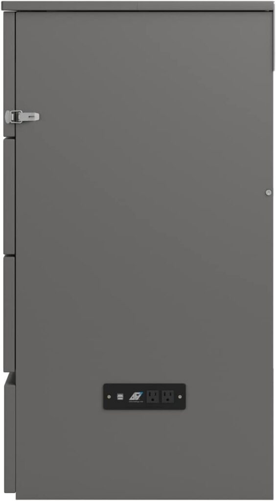 AFI, Northfield Murphy Bed Chest, Queen, Grey