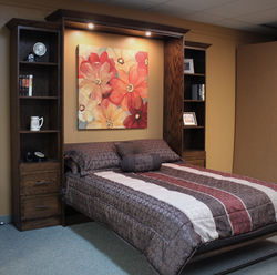 Frank Lloyd Wright Inspired King Murphy Bed