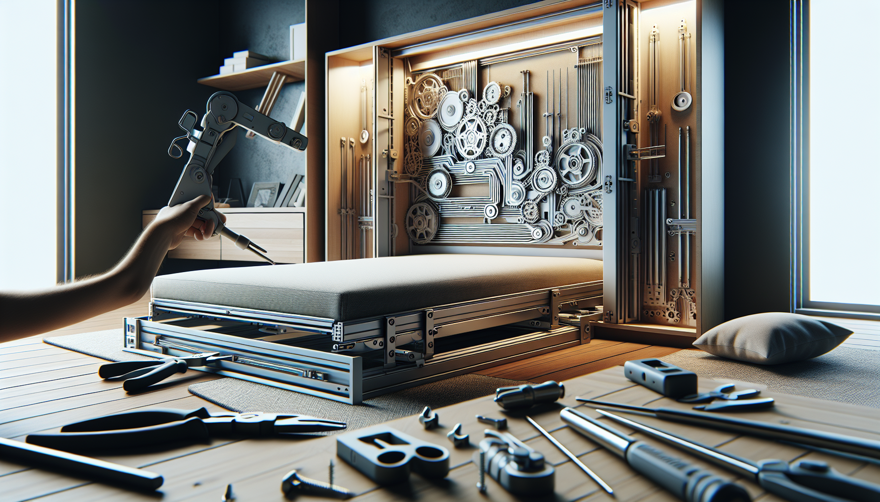 #13 - Arming the Murphy Bed Mechanism