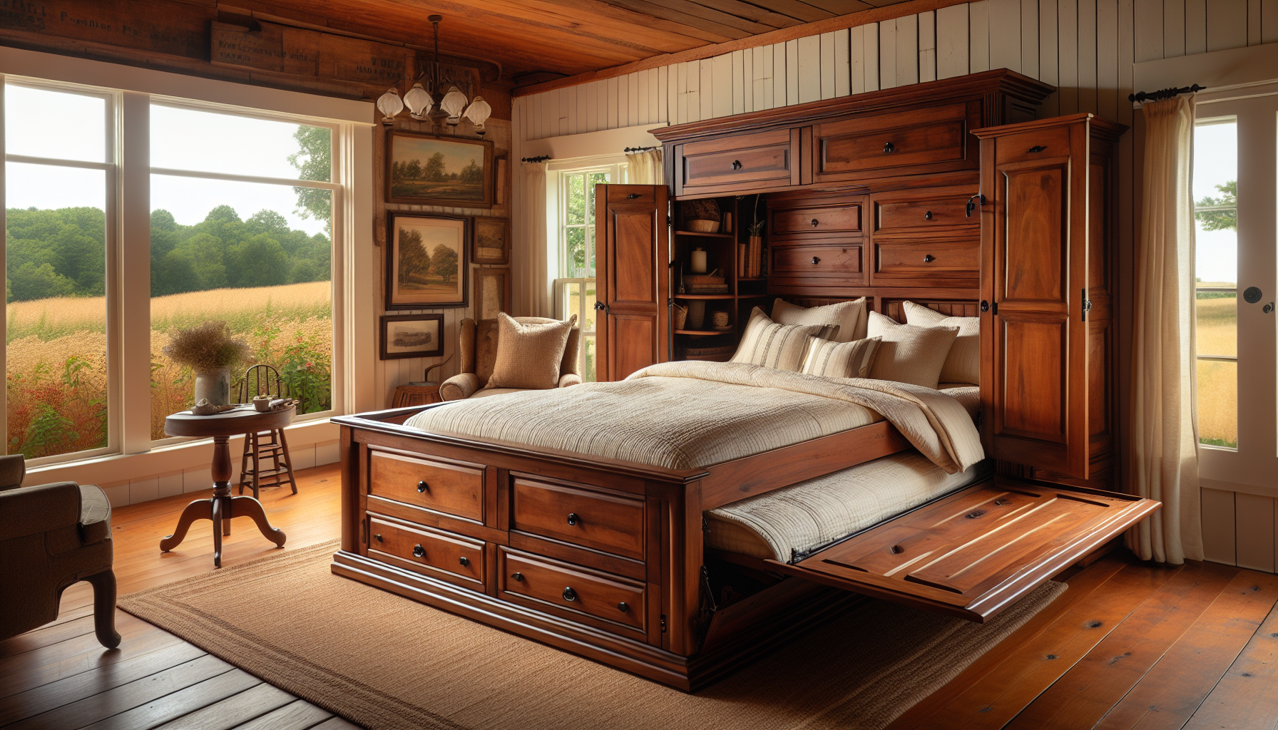 Furniture in the Raw Cabinet Bed USA Town and Country Review