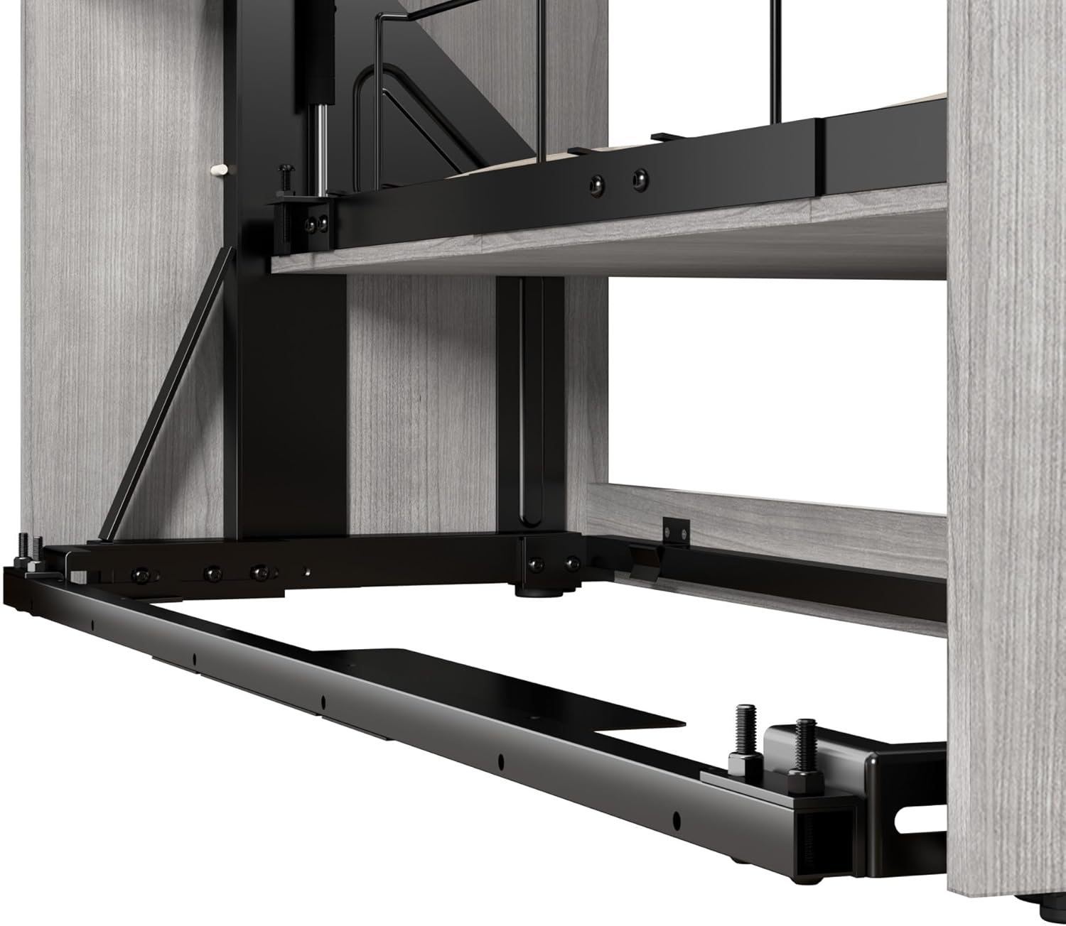 Bestar Claremont 65W Queen Murphy Bed in White, Sleeping Arrangement for Multipurpose Area, Bedroom, Guest Room, or Living Room Bestar Claremont 65W Queen Murphy Bed in White, Sleeping Arrangement for Multipurpose Area, Bedroom, Guest Room, or Living Room