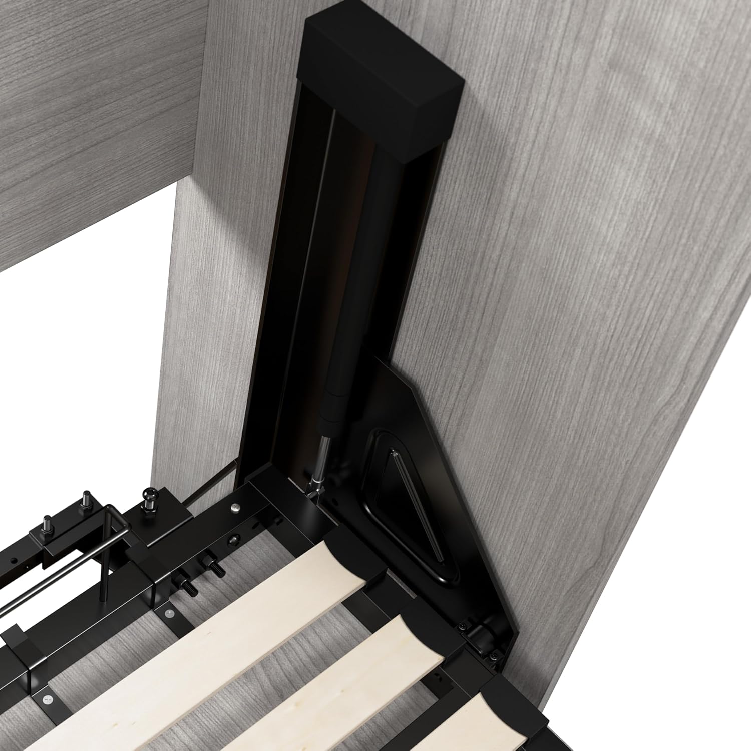 Bestar Claremont 65W Queen Murphy Bed in White, Sleeping Arrangement for Multipurpose Area, Bedroom, Guest Room, or Living Room Bestar Claremont 65W Queen Murphy Bed in White, Sleeping Arrangement for Multipurpose Area, Bedroom, Guest Room, or Living Room