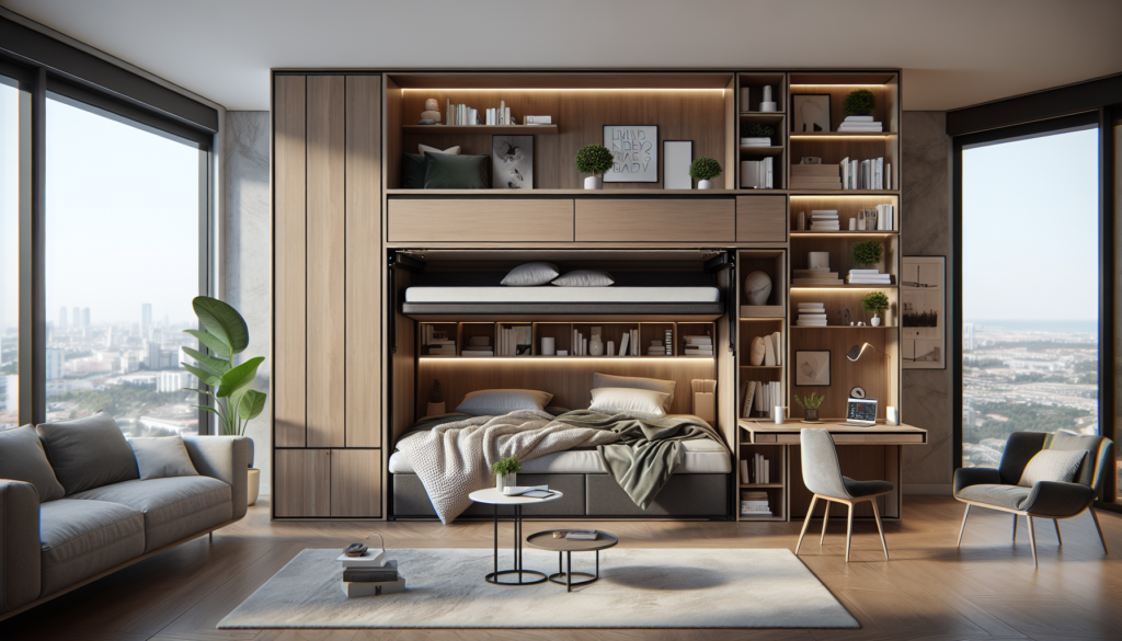 DUO Res Condo.Hidden Wall Bed HWB-Singlex2+Front StudyTable +PillowBox +Storage.HWB HUB.HDB.BTO.EC