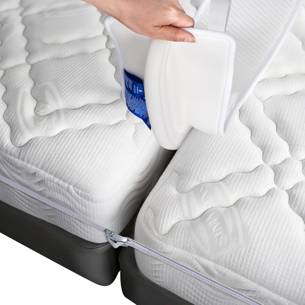 FeelAtHome Twin to King Bed Converter Kit - Bed Bridge - Twin XL Connector to King Maker - Mattress Bridge - Conversion Kit (8 Class)